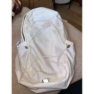 North face white backpack